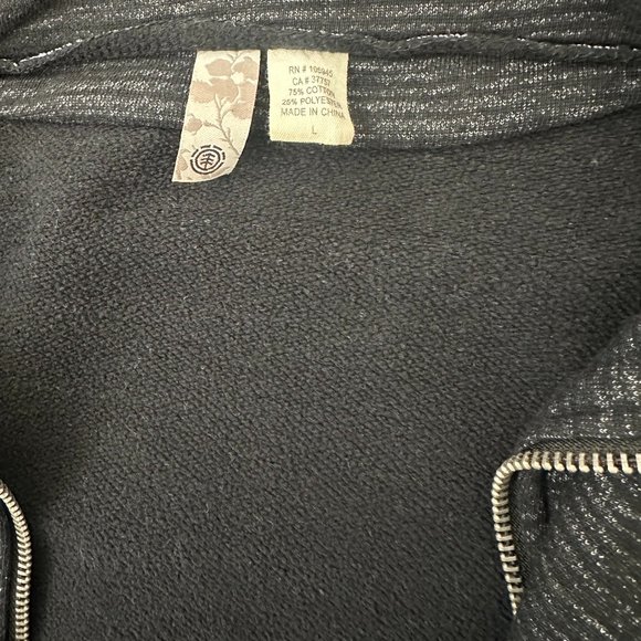 Women's Ezekiel Jacket. Large - Black/White.  Zip/Button. - Picture 2 of 6